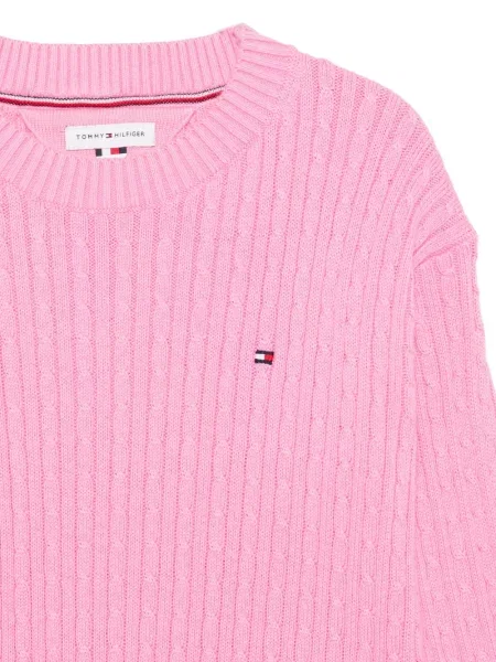 Gyerek szvetter Tommy Hilfiger rózsaszín