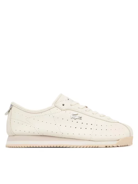 Sneakersy Lacoste beżowe