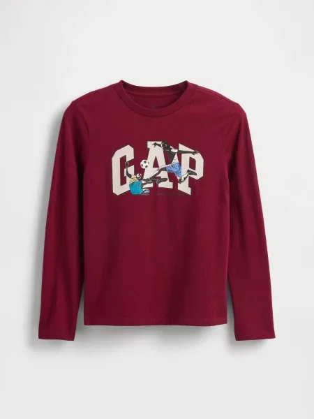 Тениска Gap червено