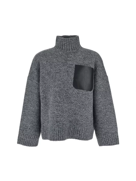 Sweter Jw Anderson wełniany szary