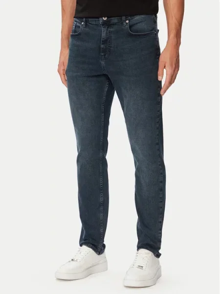 Karl Lagerfeld Jeans majica za muškarce od pamuka crna