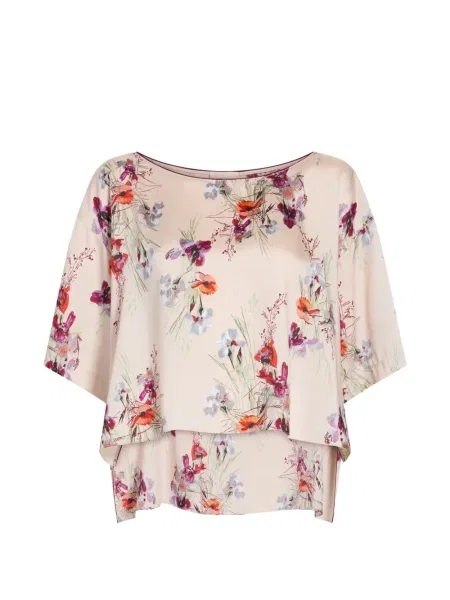Bluzka Cinq A Sept w kwiatki z nadrukiem