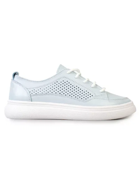 Шкіряні Кеди ModaMilano блакитний