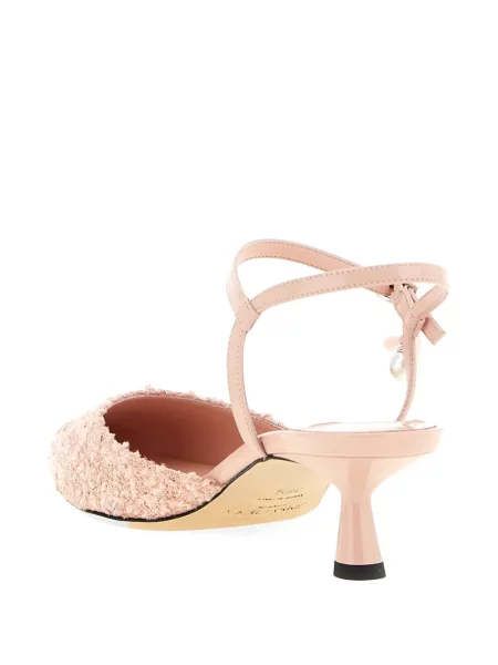 Pandantiv Jimmy Choo cu perle slingback roz