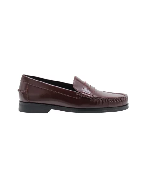 Geox loafersy skórzane D NOEMEN czerwone
