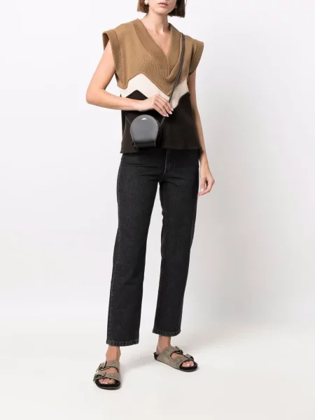 Tiesūs džinsai A.p.c. juoda