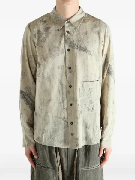 Риза Ziggy Chen с принт с абстрактен десен