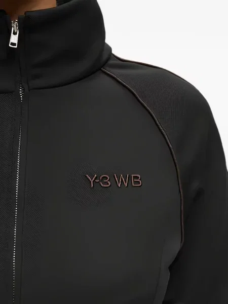 Суичър с цип Y-3 с автограф черно