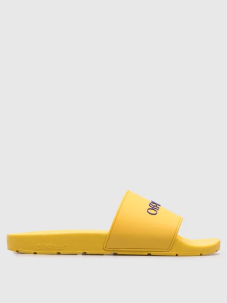 Шльопанці Off-white жовті