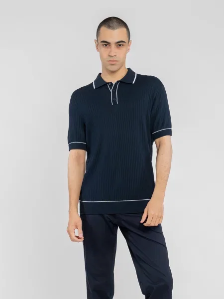 Поло Arber синій