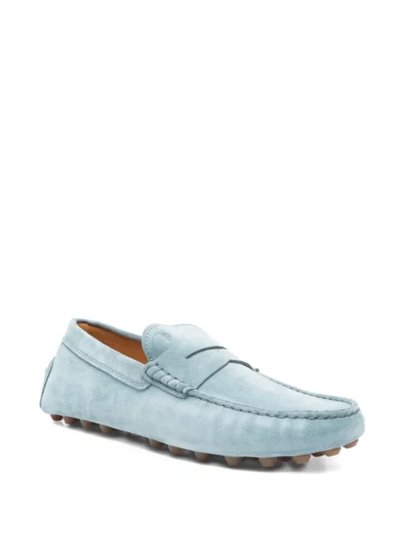 Pantofi loafer Tod's cu bretele albastru