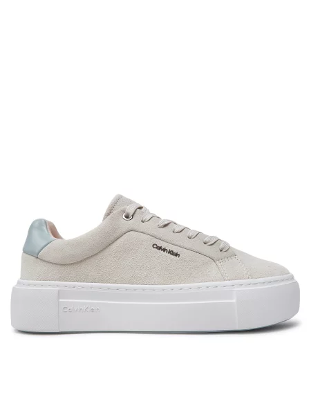 Αθλητικά Calvin Klein Flatform Cup Lace Up W/Ml μπεζ