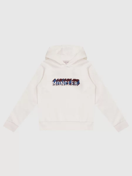 Детское худи Moncler Enfant белое