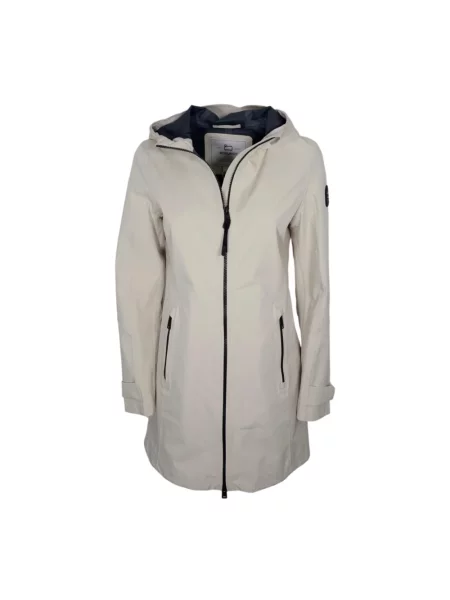 Parka Woolrich wodoszczelna szara