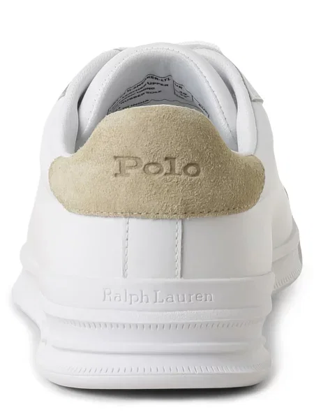 Sneakerși Polo Ralph Lauren din piele alb