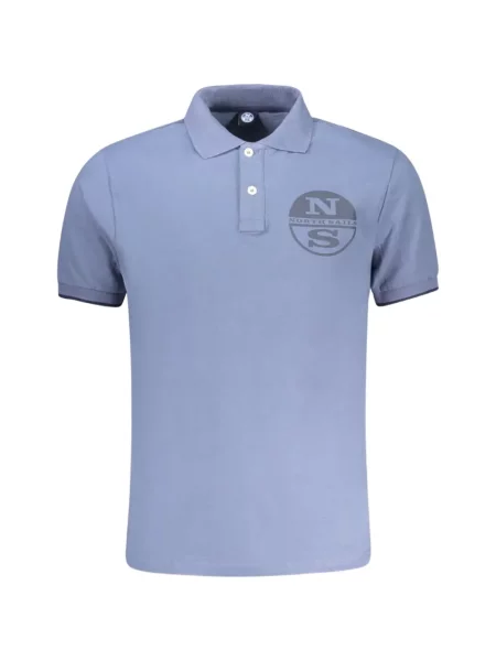 Tricou polo North Sails cu imagine albastru
