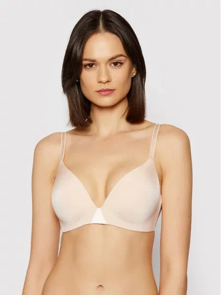 Chantelle Besiūlė liemenėlė Absolute Invisible Ohne Bugel smėlio