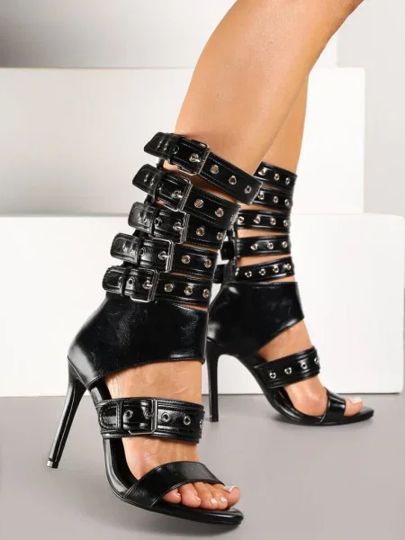 Sandale Idamirea negre