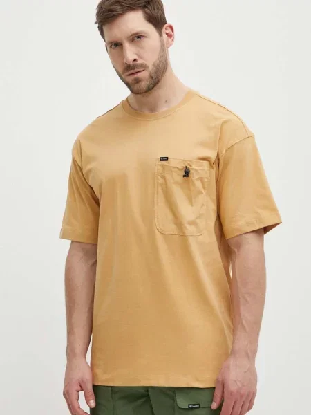 Columbia t-shirt Landroamer gładki pomarańczowy
