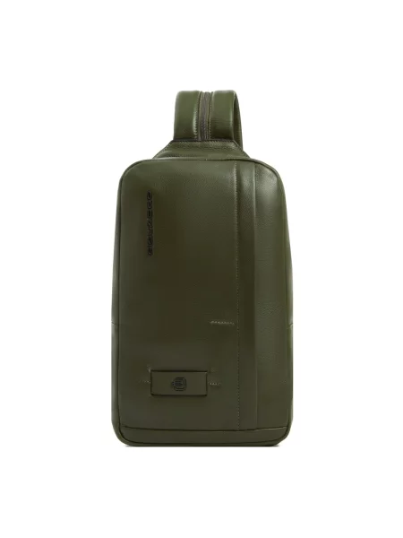 Torba Piquadro skórzana zielona