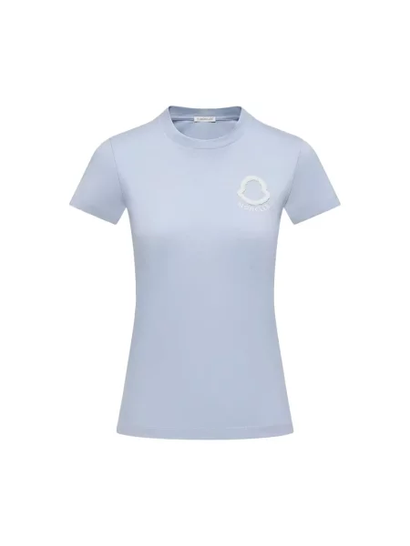 Koszulka Moncler z autografem niebieska