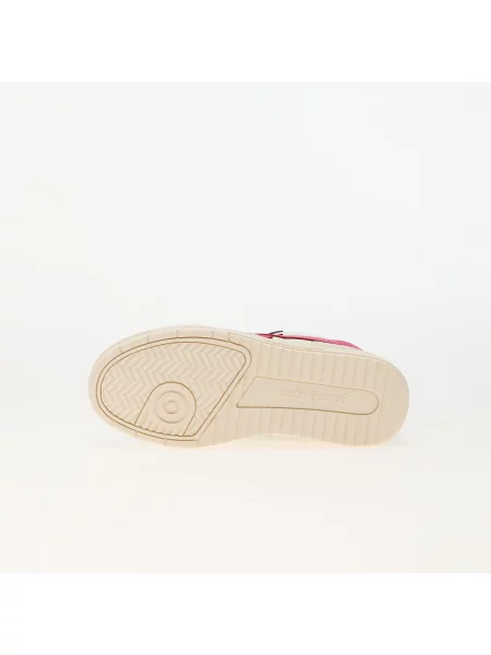 Sneakers Palm Angels Kids Palm Beach University Leather White Fuchsia EUR 33 fehér