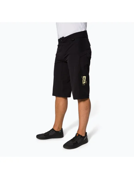 Pantaloni scurți de ciclism pentru bărbați ION Scrub negru