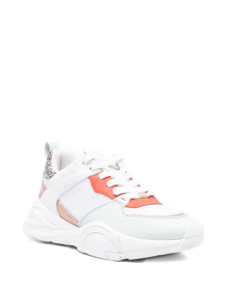 Sneakerși Guess chunky alb