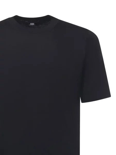 Scurt pulover Alpha Studio cu decolteu rotund negru