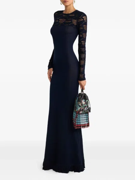 Rochie maxi Etro de costum albastru