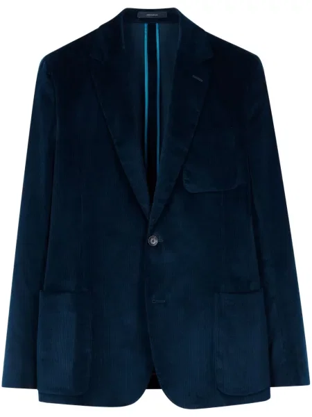 Sacou Paul Smith de catifea cord albastru