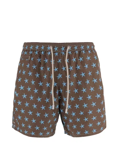 Slip de baie Mc2 Saint Barth cu imagine maro