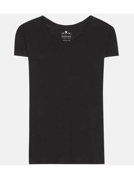 Tricou Velvet de catifea negru