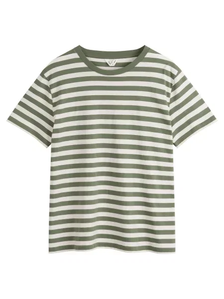 MELA Tricou Sadhil oliv alb