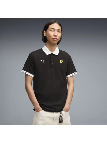 PUMA MÄ™ska koszulka polo Ferrari z piki Akcesoria S czarny