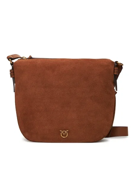 PINKO Táska Hobo Zip Around Classic Al PLTT barna