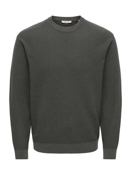 Only & Sons Pulover ONSTony închis gri