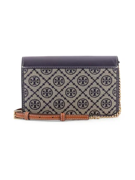 Portfel Tory Burch niebieski