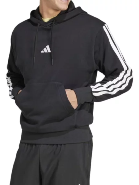 Bluza polarowa ADIDAS M 3S FT HD Czarny biała