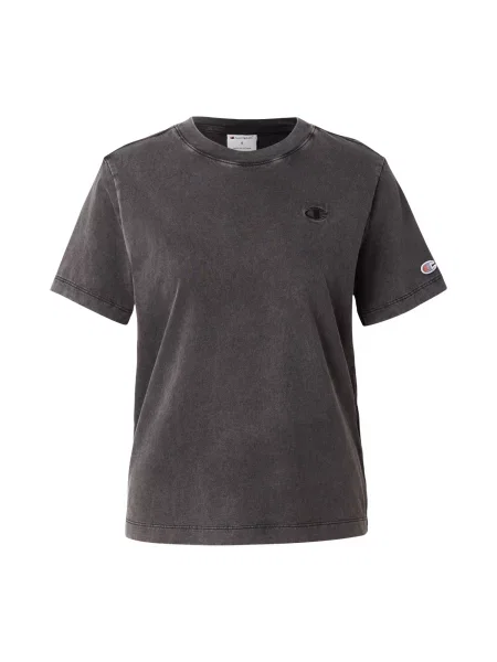 Champion Tricou gri metalic / amestecat negru