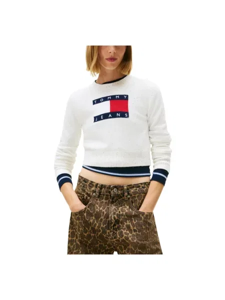 Sweter Tommy Jeans biały