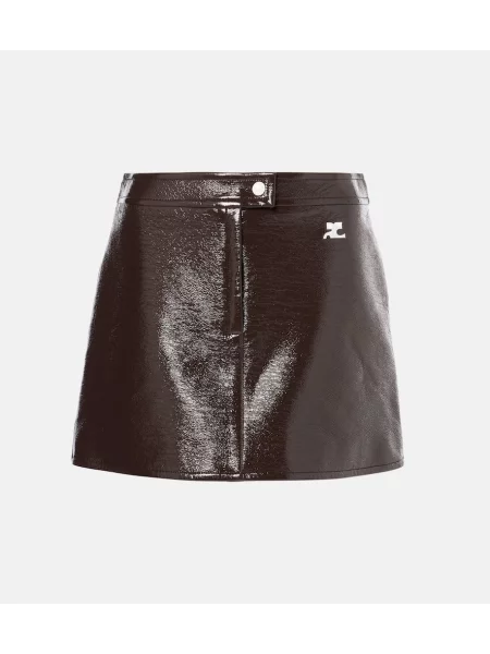 Fustă Courreges maro