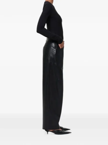 Spodnie Agolde czarne