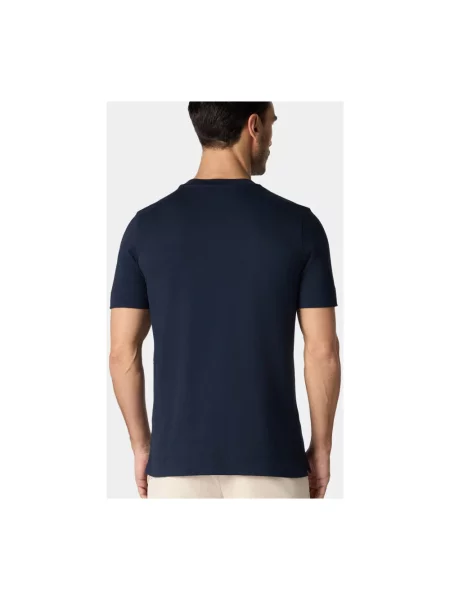 Koszulka Brooks Brothers z logo niebieska