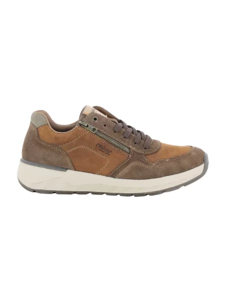 Sneakersy Rieker brązowe