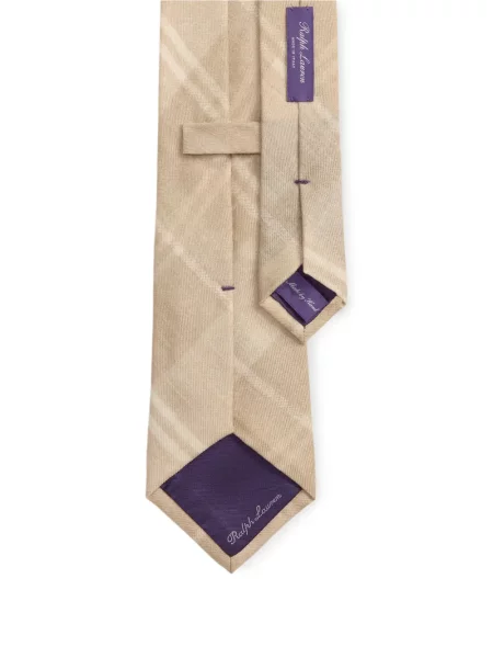 Καρό γραβάτα Ralph Lauren Purple Label μωβ