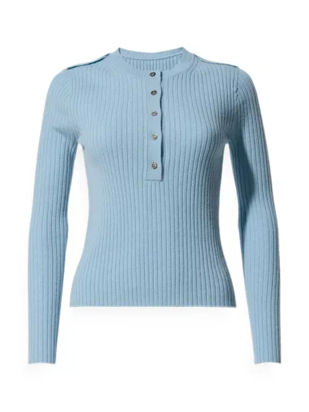 Vlněný top Perfect Moment modrý