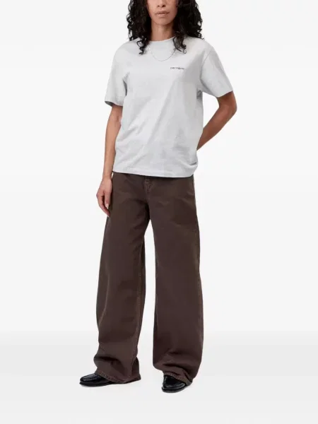 Μπλούζα Carhartt Wip με κέντημα γκρι