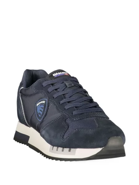 Sneakerși Blauer cu autograf albastru