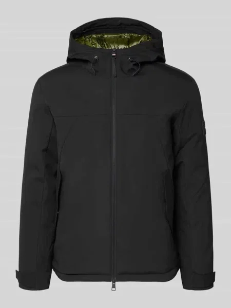 Kurtka funkcyjna o kroju regular fit z kapturem Tommy Hilfiger czarna